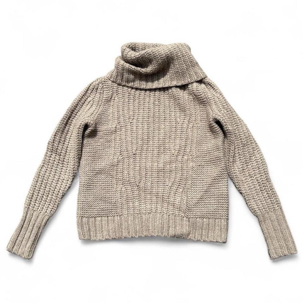 Banana Republic Chunky Knit Turtleneck Sweater made of Italian Yarn